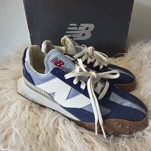 New BalanceXC 72 Navy and White Athletic Shoes